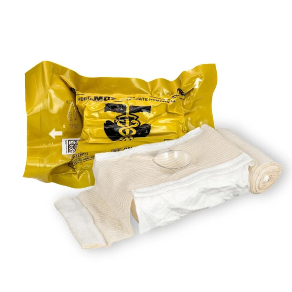 TacMed Solutions OLAES 4" Flat Modular Trauma Bandage with Pressure Cup, 4