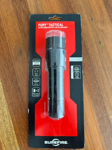 Surefire P2X-A-BK P2X Fury Tactical Single-Output LED Flashlight #A113041