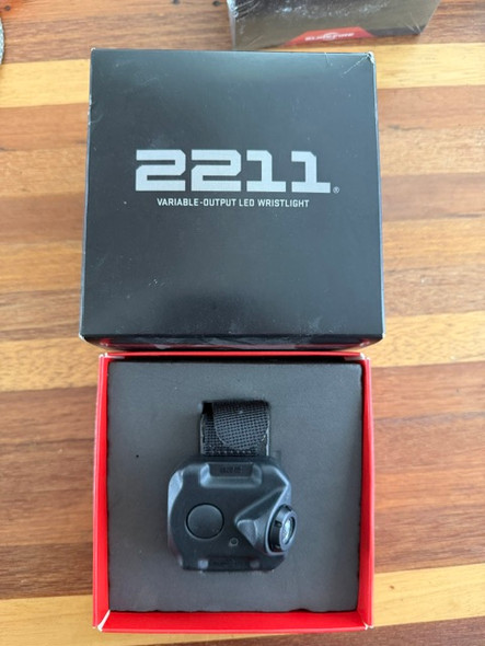 SureFire 2211-A-BK-PLM Rechargeable Variable Output WristLight, 300 Lumens 2211