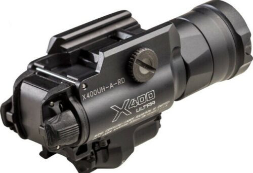 Surefire Ultra X400UH-A-RD 600 Lumen Ultra High Output LED WeaponLight Red Laser