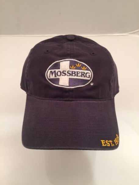 NEW MOSSBERG Team Strapback Hat Blue Baseball Cap RARE