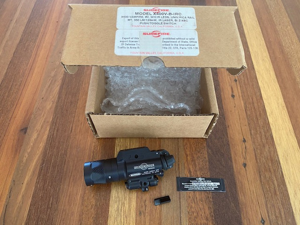 SureFire X400V-B-IRC White/IR LED Infrared Laser Weaponlight 350 Lumen