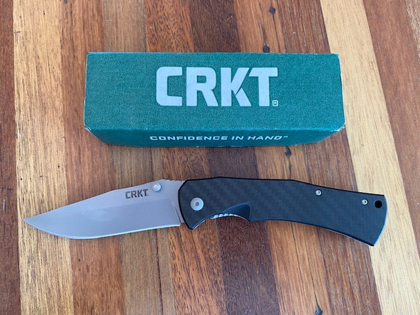 CRKT Knife 2085 Xan Plain Edge G10/Carbon Fiber Laminate