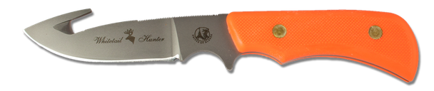 KNIVES OF ALASKA #00178FG WHITETAIL HUNTER ORANGE SUREGRIP D2 leather Sheath