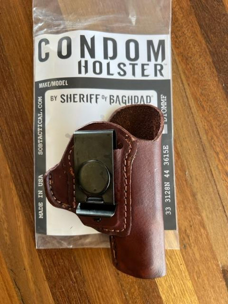 Sheriff Of Baghdad​ Condom Holster IWB/AIWB Smith and Wesson – j frame Custom RH