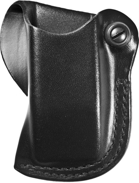 DeSantis Right Hand Shooter Single Magazine Pouch - Black, Fits 9mm/.40 Double Stack Magazines