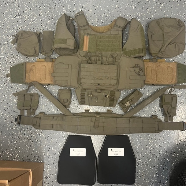 TYR Tactical GTOC Full Coverage Armor vest TXP3A1 soft armor & LTC 27400 plates