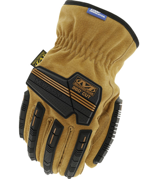 Mechanix Wear LEATHER M-PACT DRIVER E5-360 WINTER WORK Large CXKLDMP-X75-010