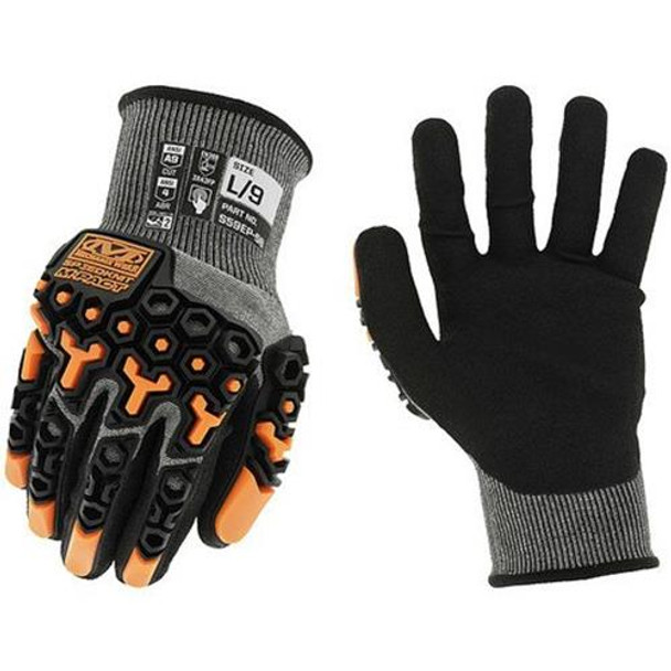 Mechanix Wear SpeedKnit, Glove, HPPE, Size 9, 9, PR, Large S75EE-58-009