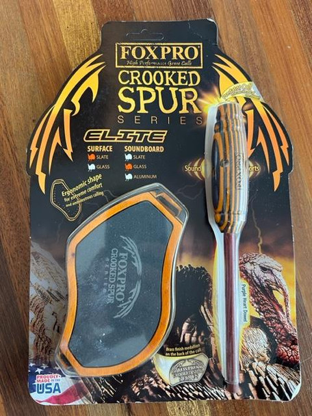 FoxPro Crooked Spur Elite Slate Turkey Call Orange