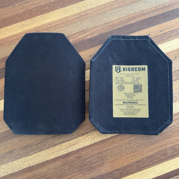 HIGHCOM RSTP LEVEL III+ ICW RIFLE PLATE SET. 10×12 SH Plate Set