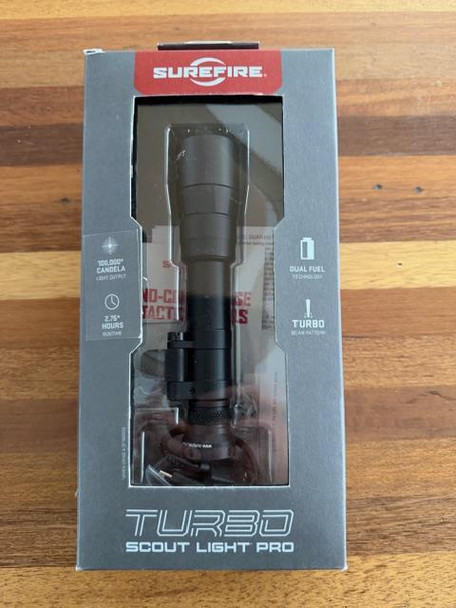 SureFire Dual Fuel Turbo Scout Light Pro Weaponlight (Black) M640DFT-BK-PRO