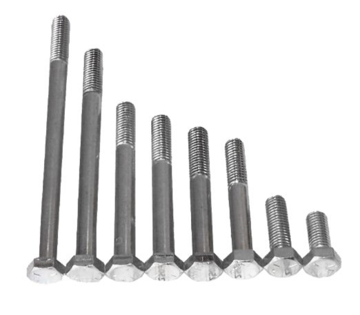 HEX HEAD BOLT, 1/2-13x7.50", SS