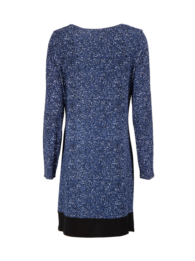 Michael Kors Michael Michael Kors Blue Dotted Print Mini Dress