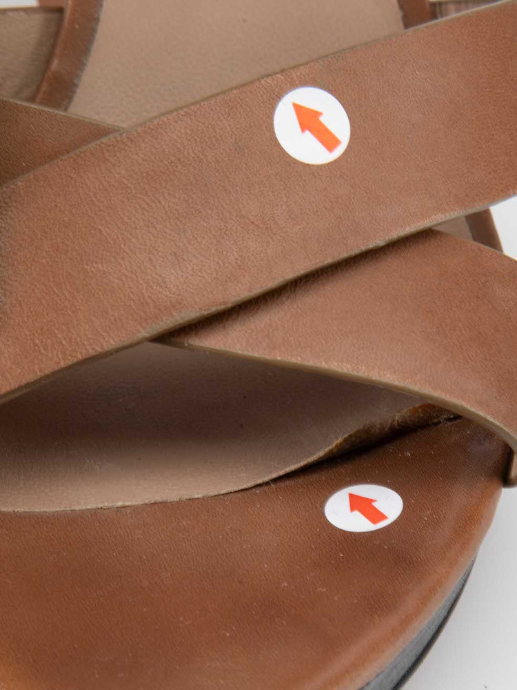 Sigerson Morrison Brown Leather Strappy Heel Sandals