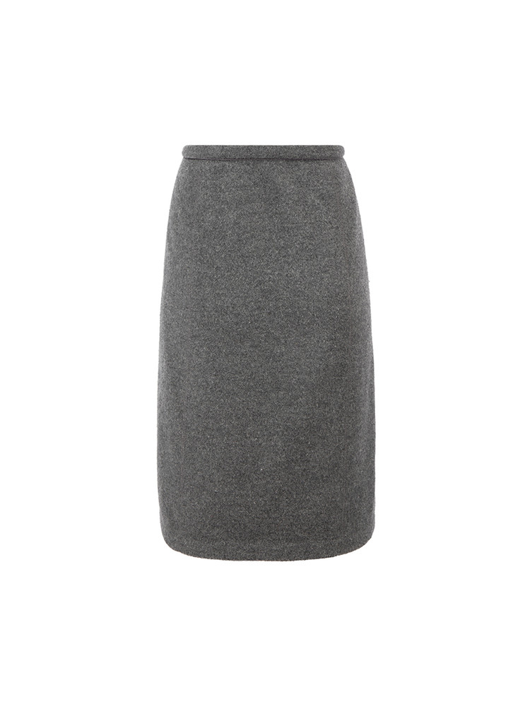 Max Mara Weekend Max Mara Grey Wool Mini Skirt