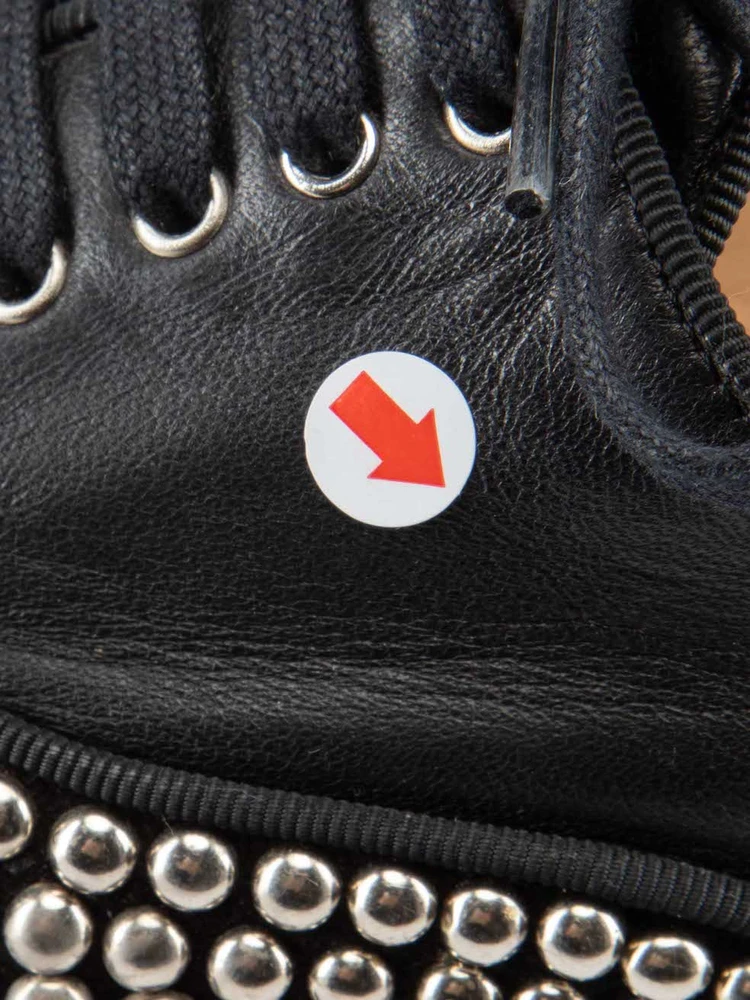 Christian Louboutin Black Fred Clous Studded Oxfords