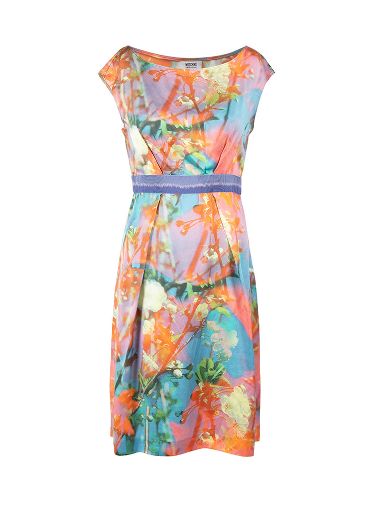 Moschino Moschino Cheap & Chic Abstract Print Mini Dress
