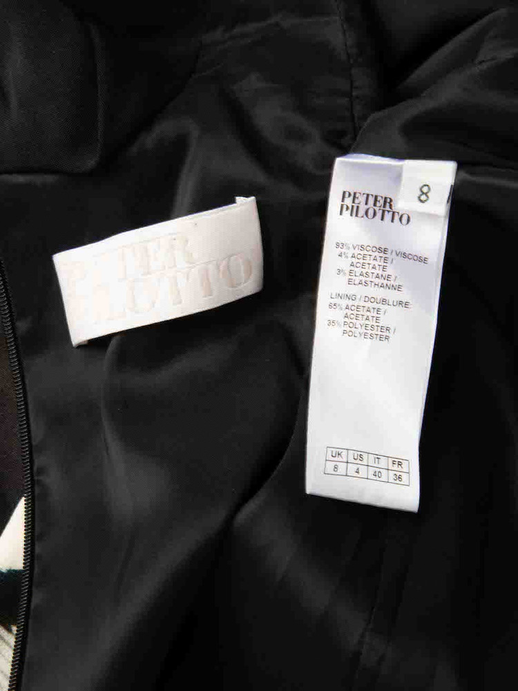 Peter Pilotto Abstract Print Mock Neck Dress