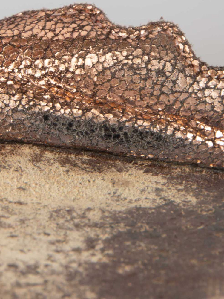 Chloé Metallic Pink Lauren Ankle Strap Flats