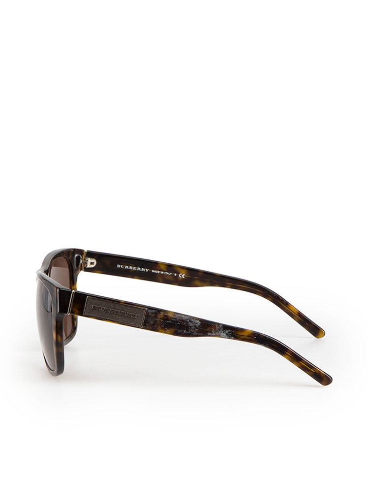 Burberry Khaki Tortoiseshell Sunglasses