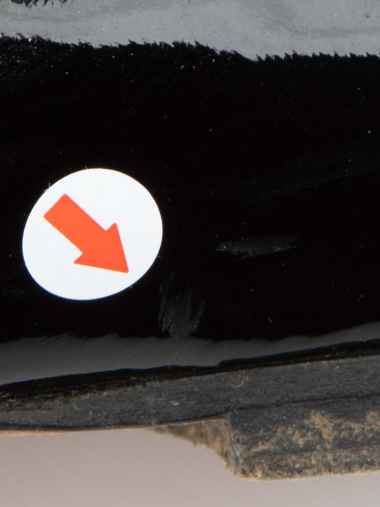 Tabitha Simmons Black Patent Strappy Ballet Flats