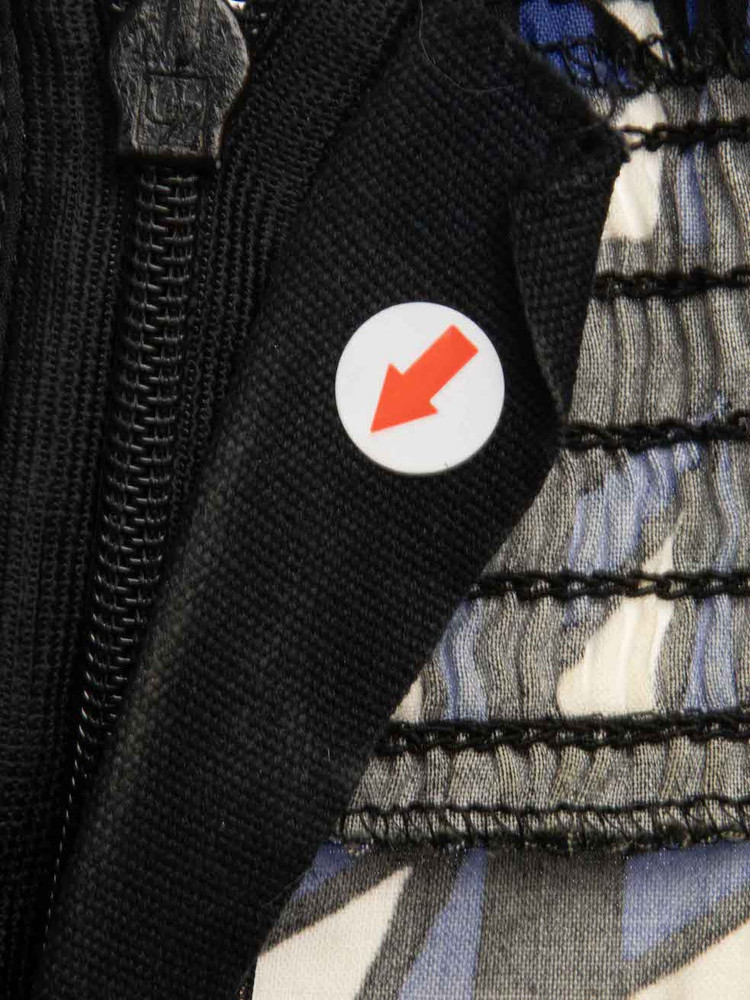 Prada Black Geometric Print Dress