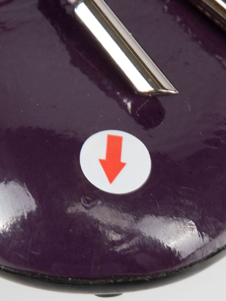 Tod's Purple Patent Leather Driving Shoes