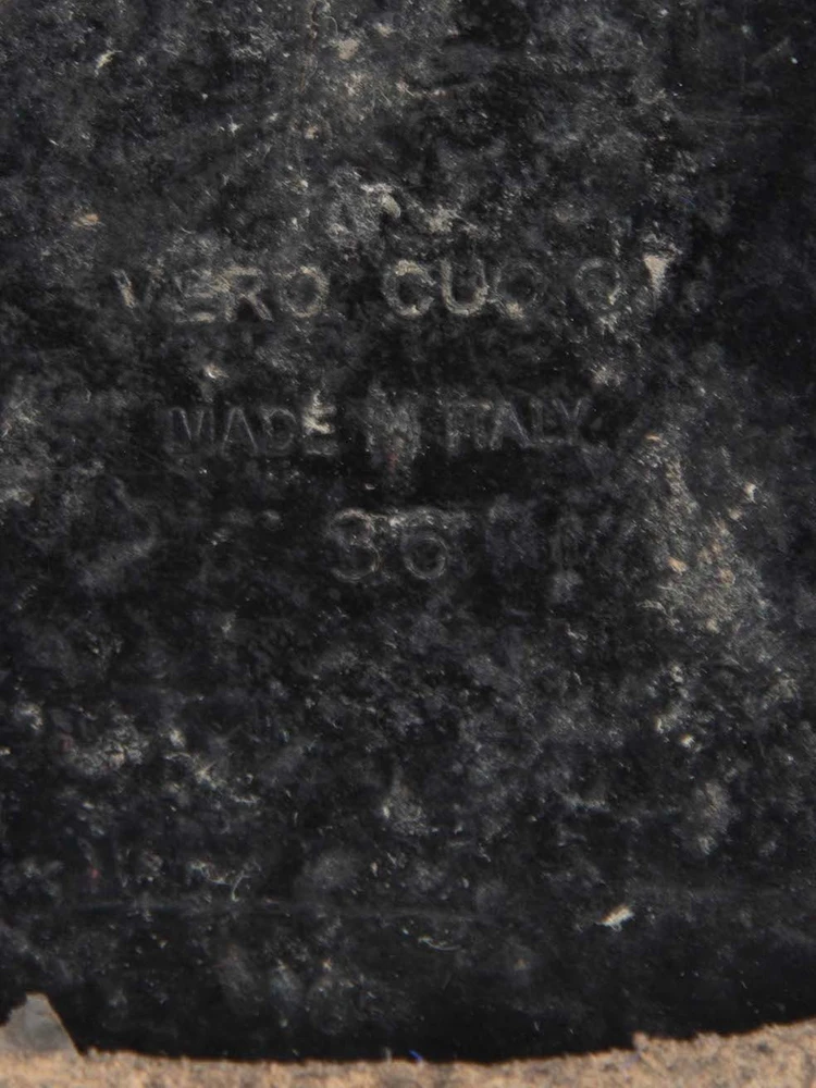 Giuseppe Zanotti Black Snakeskin Pendant Sandals