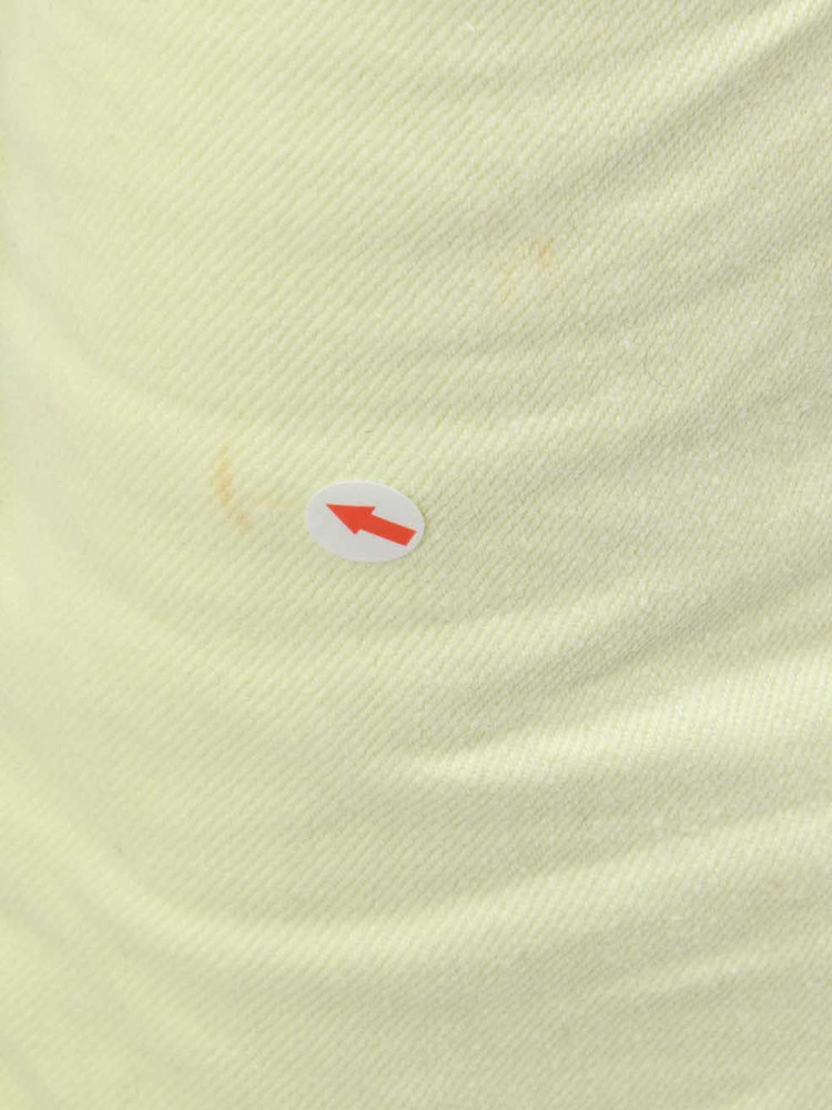 Balenciaga Yellow Contrast Waistband Skinny Jeans