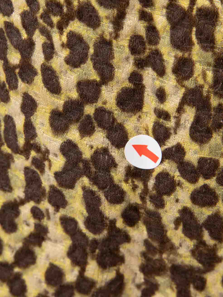 Carolina Herrera Leopard Wool Knee Length Dress