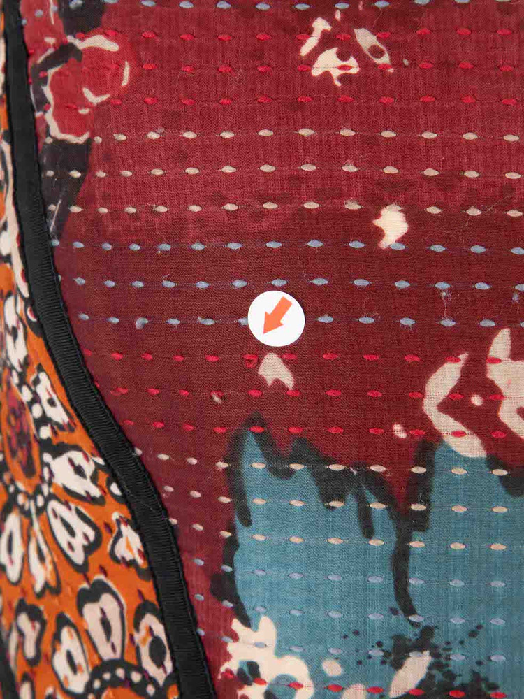 Burberry Burberry Prorsum Burgundy Floral Embroidered Dress