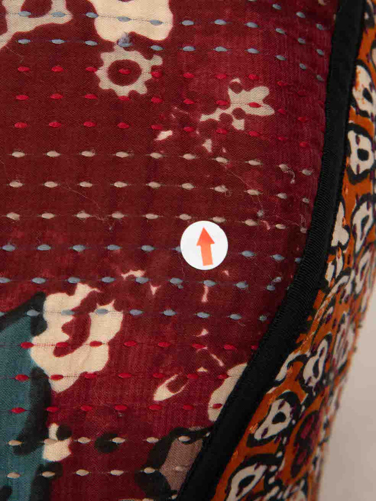 Burberry Burberry Prorsum Burgundy Floral Embroidered Dress