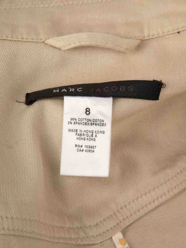 Marc Jacobs Beige Utility Jacket