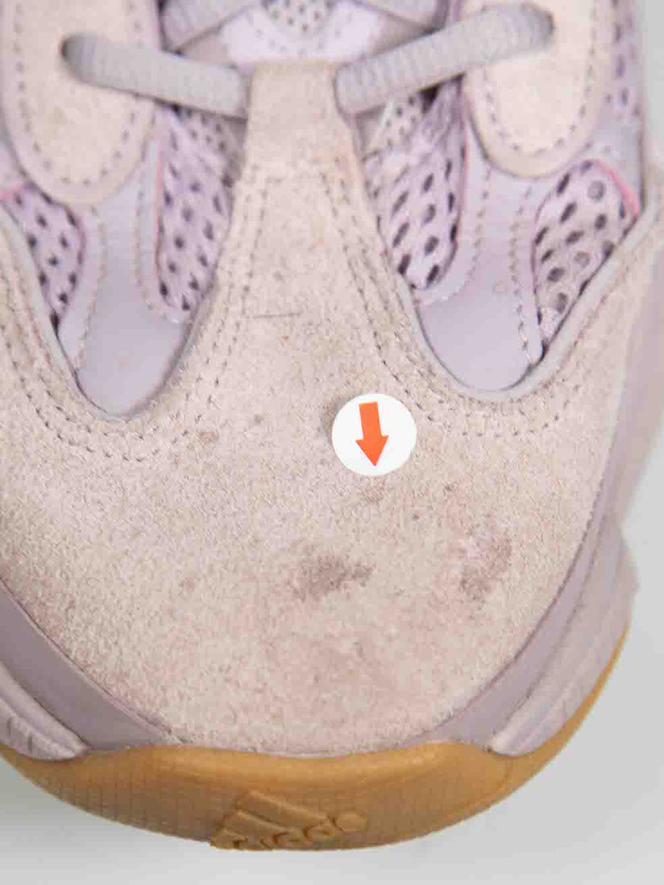 Yeezy Adidas X Yeezy Lilac Suede Panel 500 Trainers