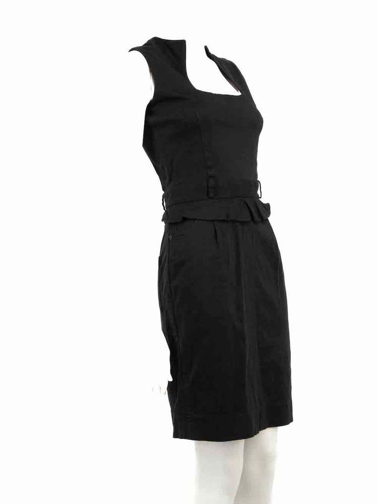 Preen By Thornton Bregazzi Black Ruffle Dress