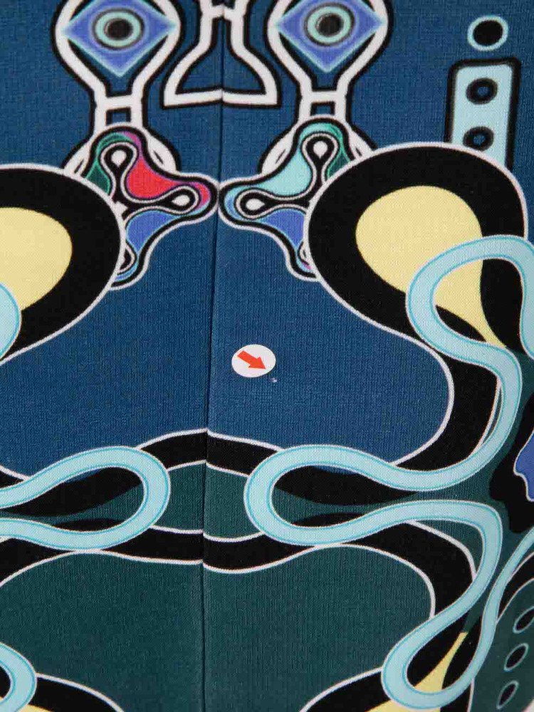 Peter Pilotto Blue Abstract Dress