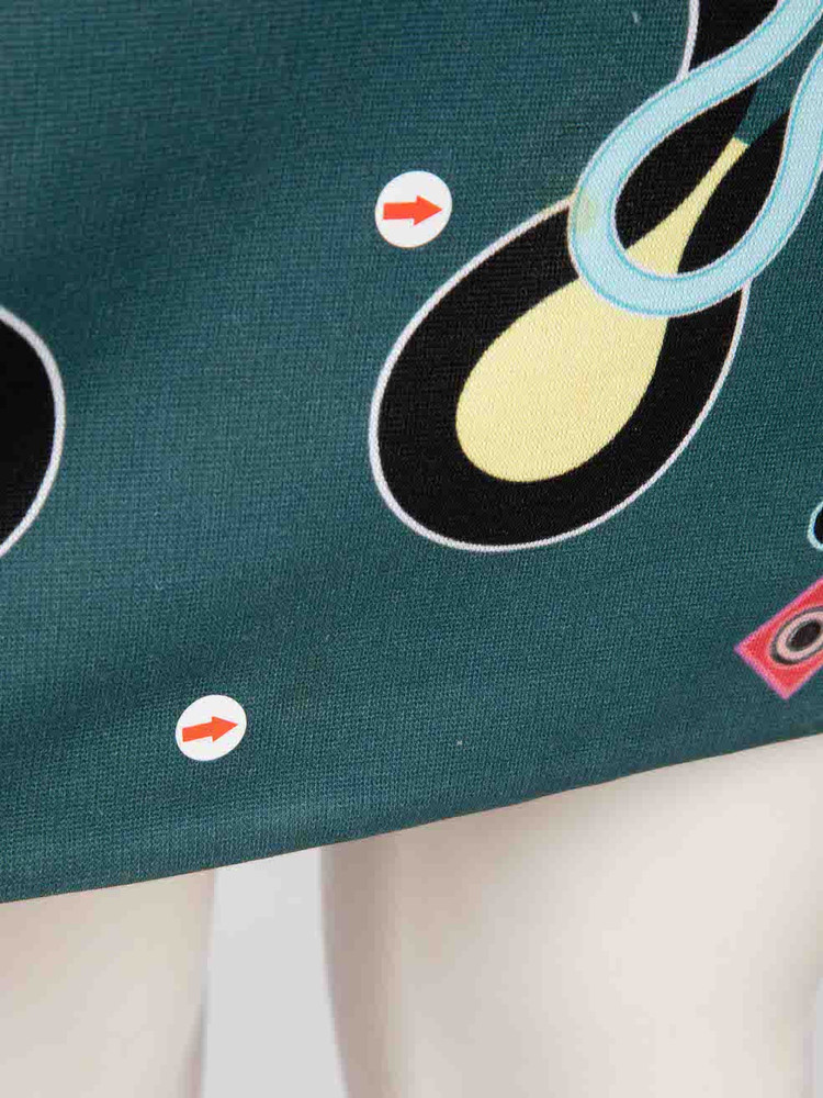 Peter Pilotto Blue Abstract Dress