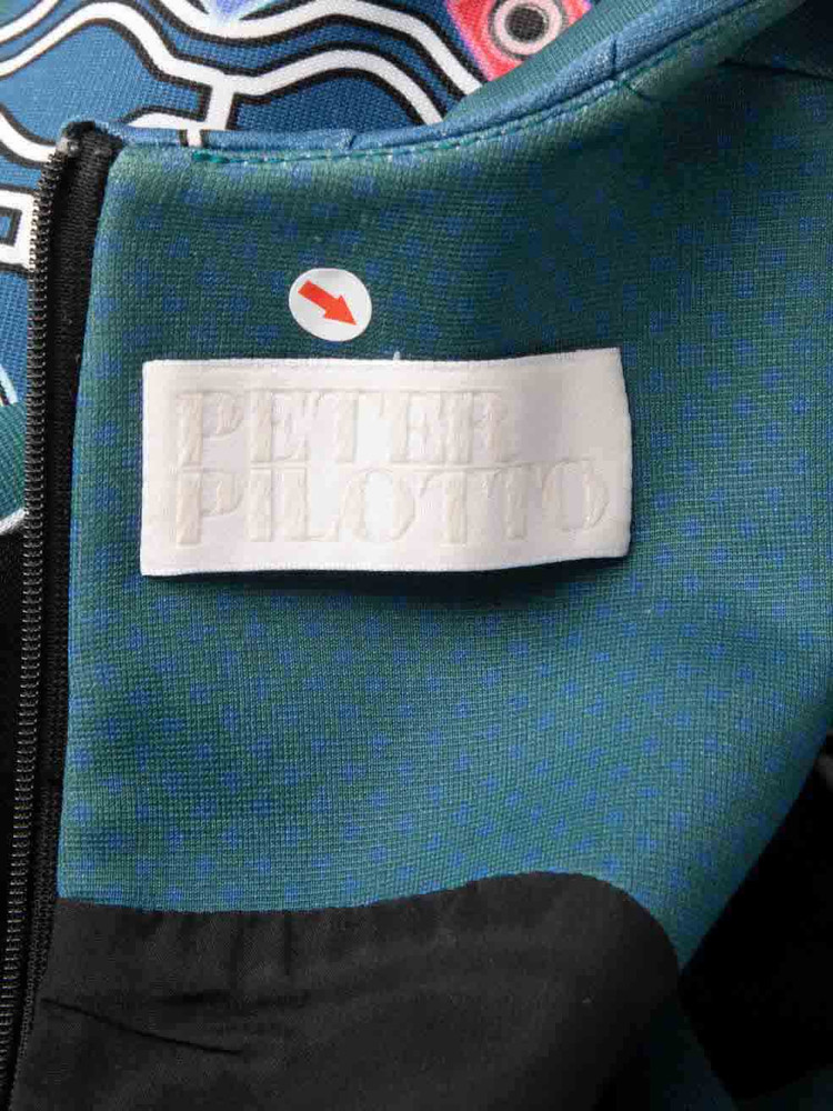 Peter Pilotto Blue Abstract Dress