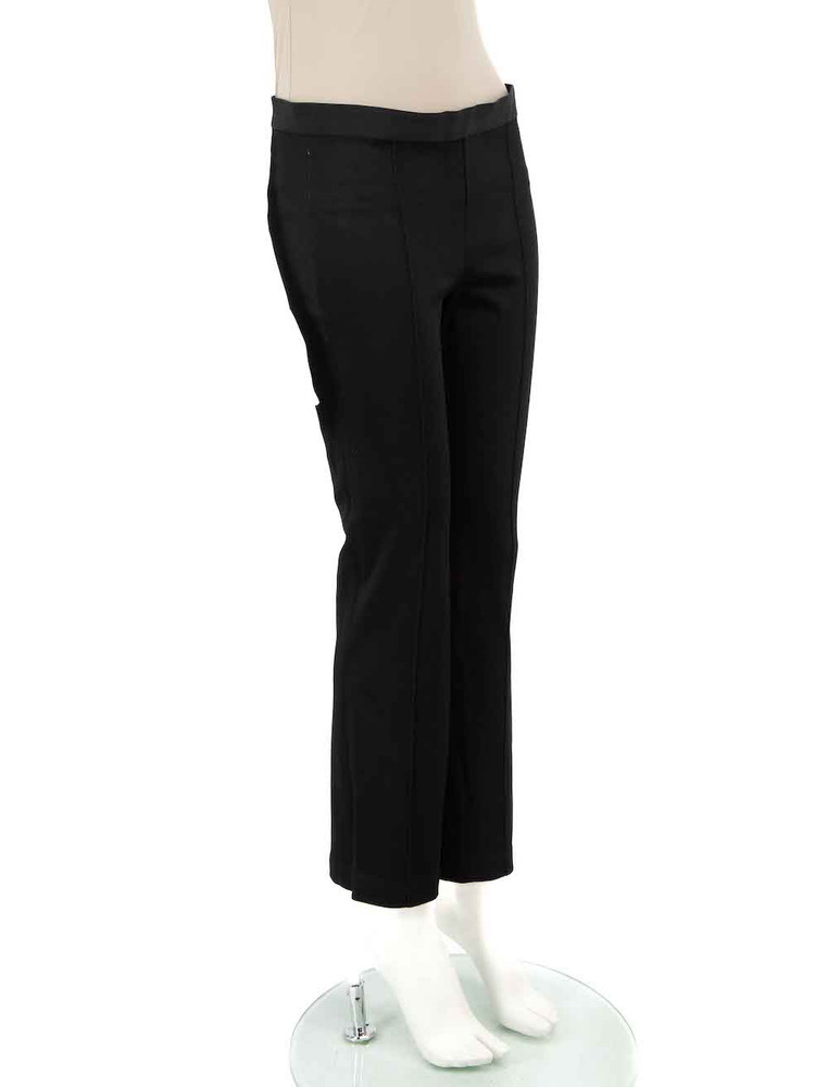 Helmut Lang Black Flared Elasticated Trousers