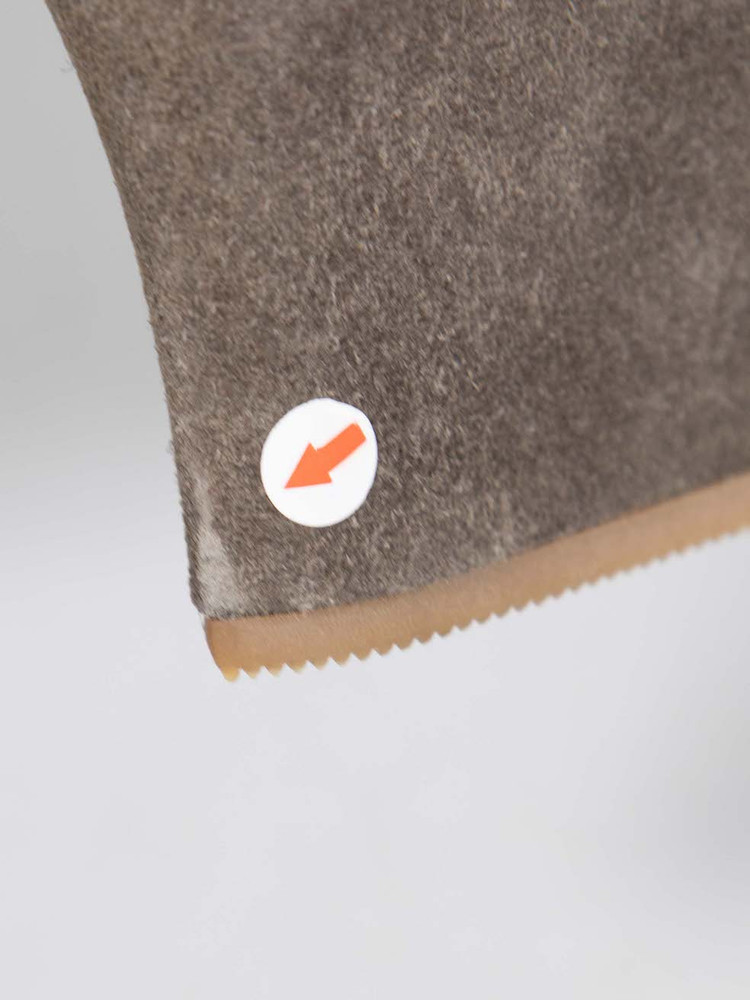 Lanvin Grey Ankle Suede Wedge Boots