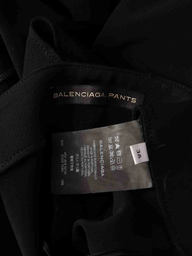 Balenciaga Black Skinny Fit Trousers