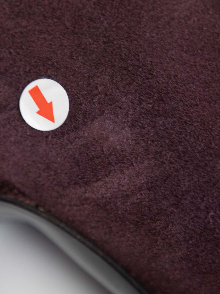 Roberto Cavalli Purple Suede Lace Up Ankle Boots