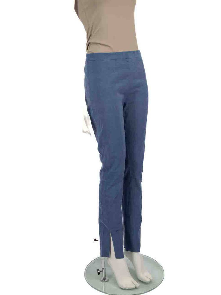 Acne Studios Blue Slim Leg Trousers