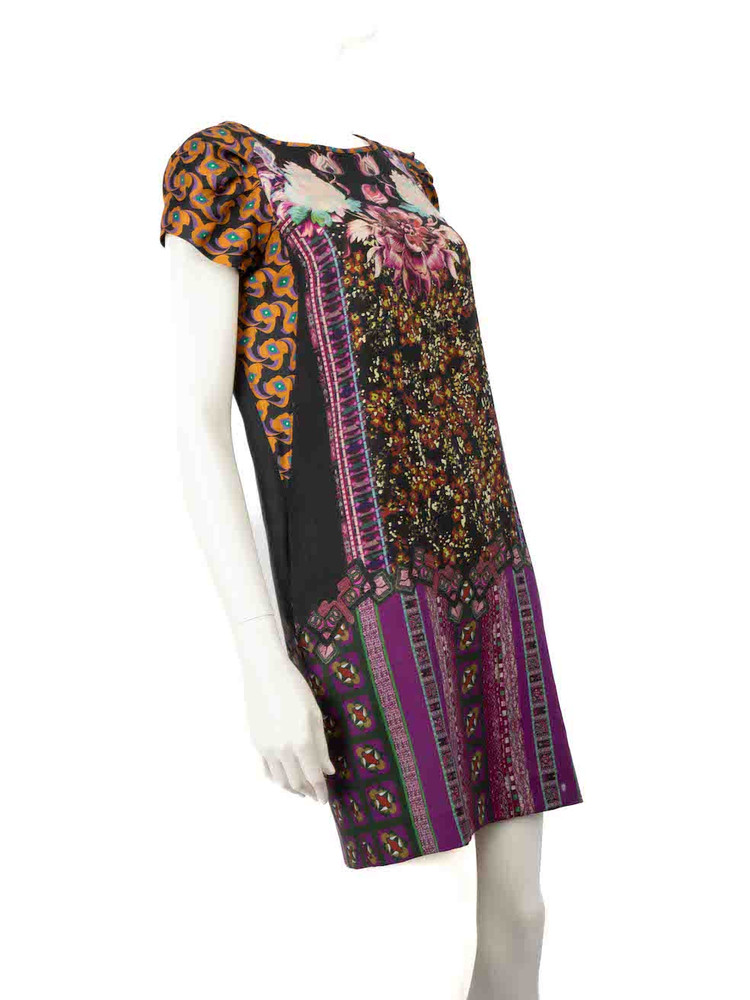 Etro Abstract Floral Print Mini Dress