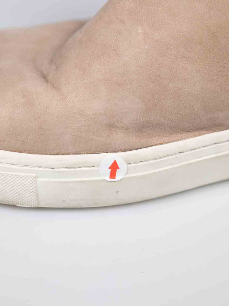 Vince Beige Suede Ankle Chelsea Boots