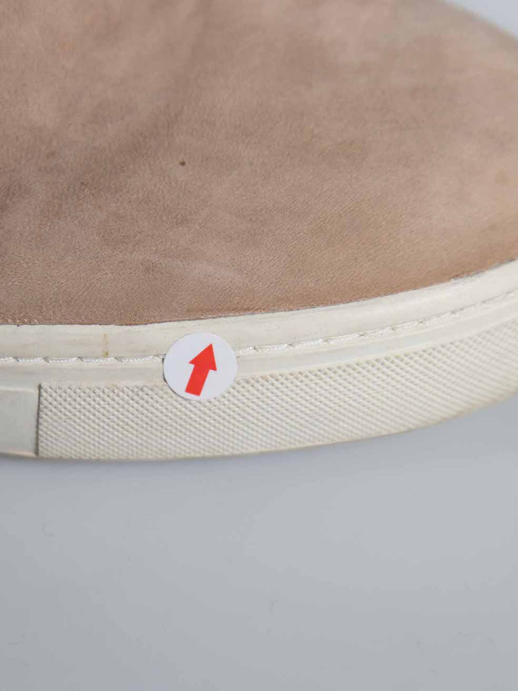 Vince Beige Suede Ankle Chelsea Boots