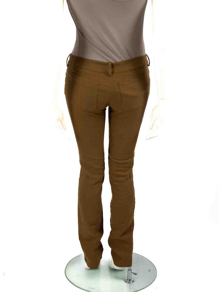 Balenciaga Khaki Slim Fit Trousers