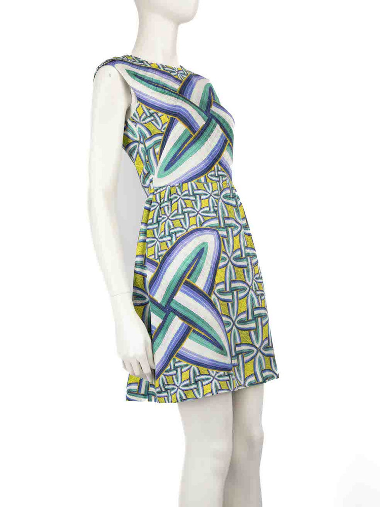 Peter Pilotto Abstract Pattern Sleeveless Mini Dress