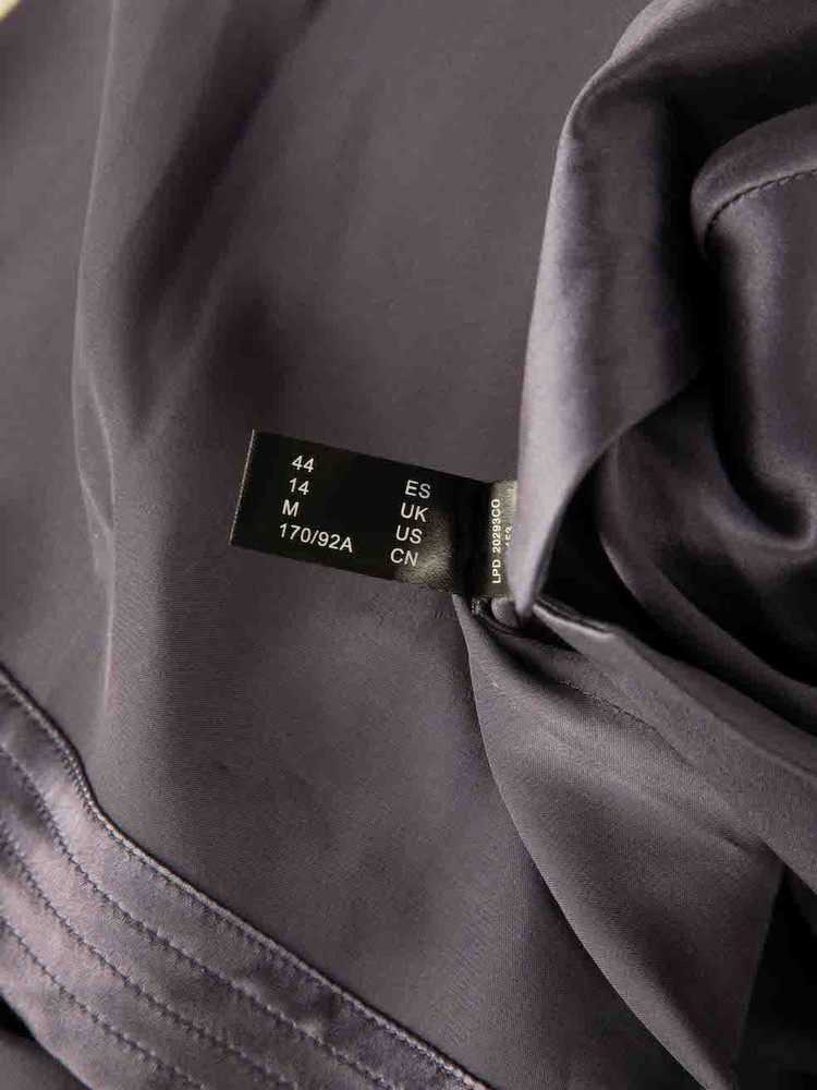 La Perla Purple Silk Belted Robe